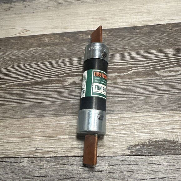 Bussmann Fusetron FRN-90 Dual Element Time Delay Fuse 90 Amp 250 Volt Class K9 - Picture 1 of 6